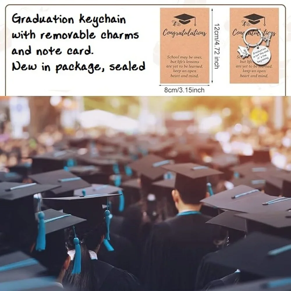 Graduation Gift YOU ARE AWESOME Keychain Jewelry Grad Keepsake NEW SEALED